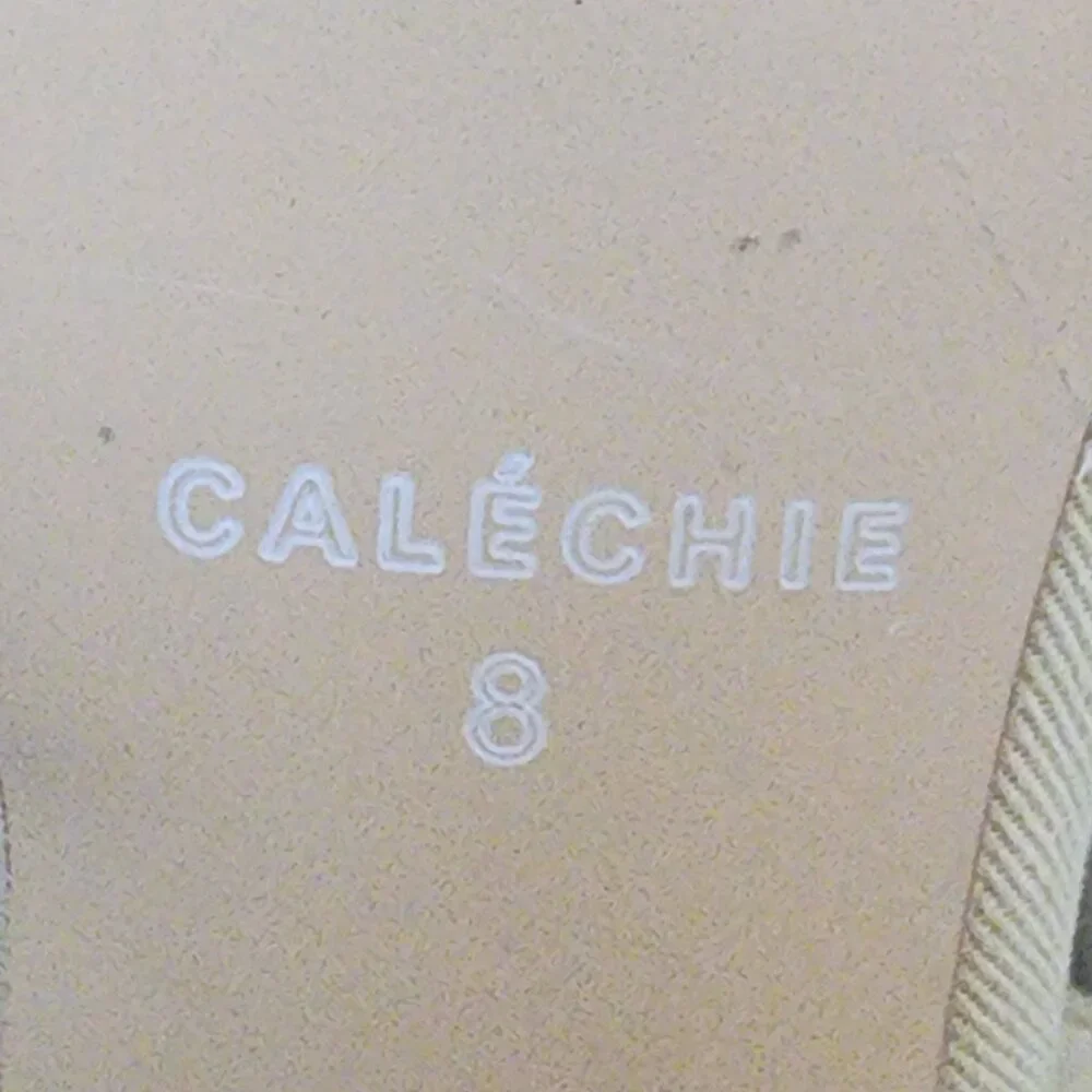 CALECHIE Women's Desert Moto Boots - Tan Faux Suede - Size 8 - Picture 8 of 12